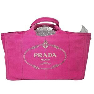 Prada Canapa Large pink tote bag